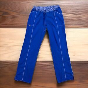 Scrubstar Womens Medium Royal Blue Scrub Pants Drawstring Pockets Pull On
